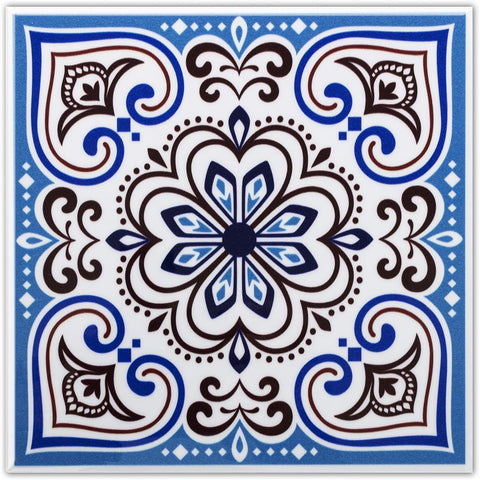 Colorful Talavera Mexican PVC Tile - Style 3