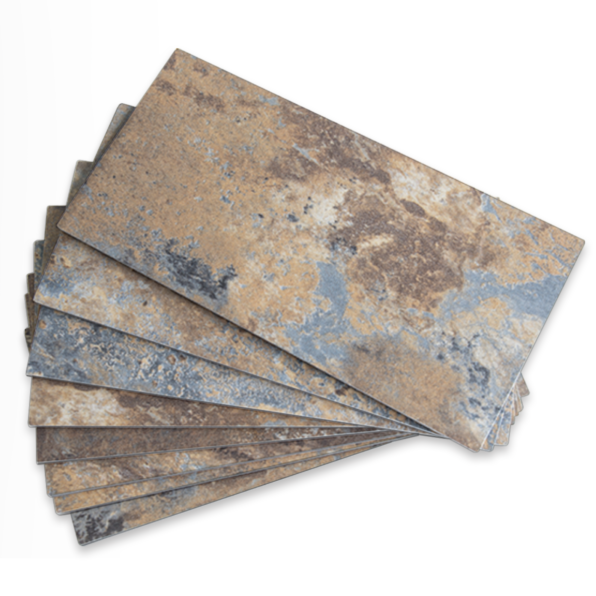 3''x6'' Rust Slate PVC Subway Tile