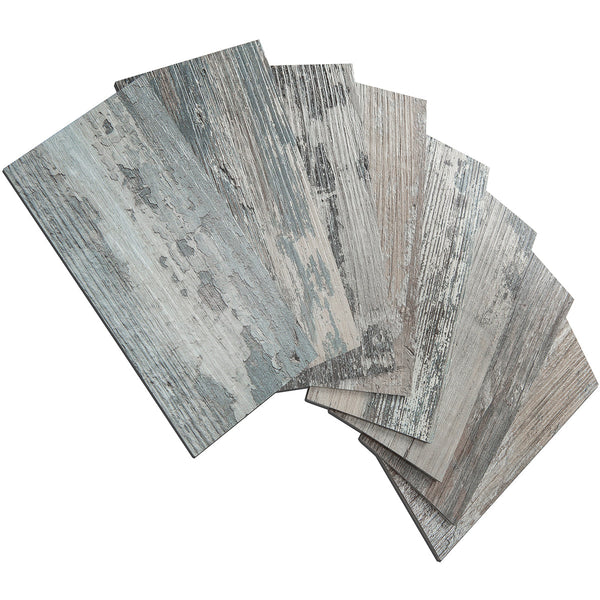 Rustic Distress Wood Subway PVC Tile - Canada