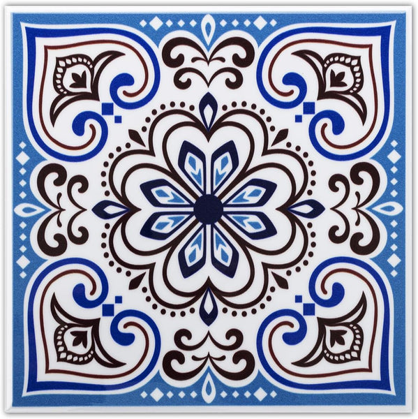 Colorful Talavera Mexican PVC Tile - Style 3