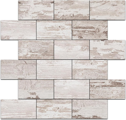 Brown Birch Subway PVC Tile