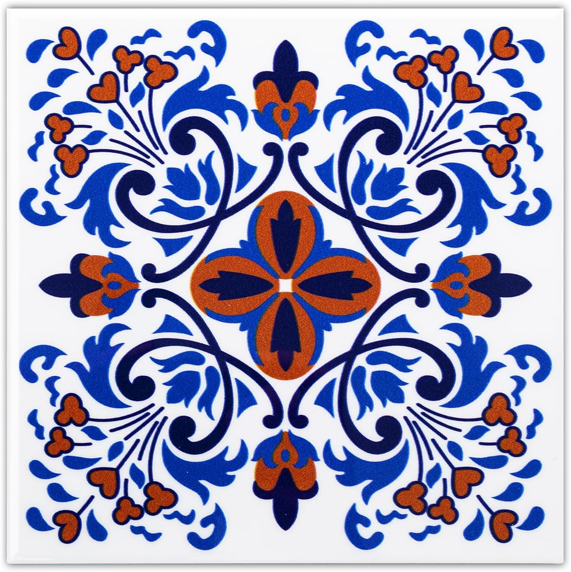 Colorful Talavera Mexican PVC Tile - Style 5