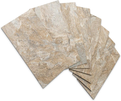 3''x6'' Beige Sandstone Look Subway PVC Tile