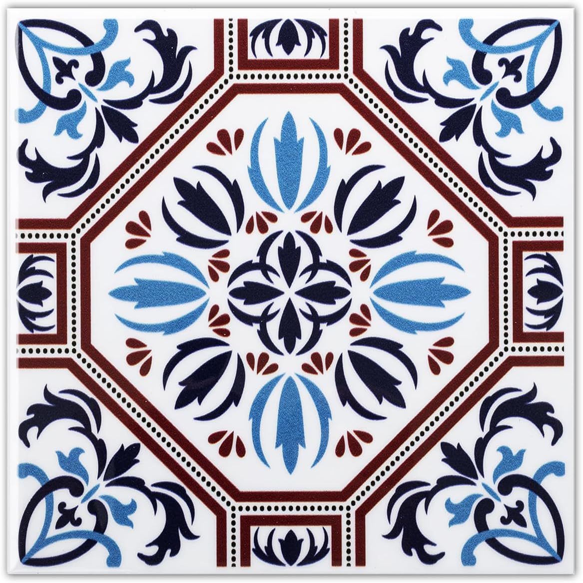 Colorful Talavera Mexican PVC Tile - Style 1