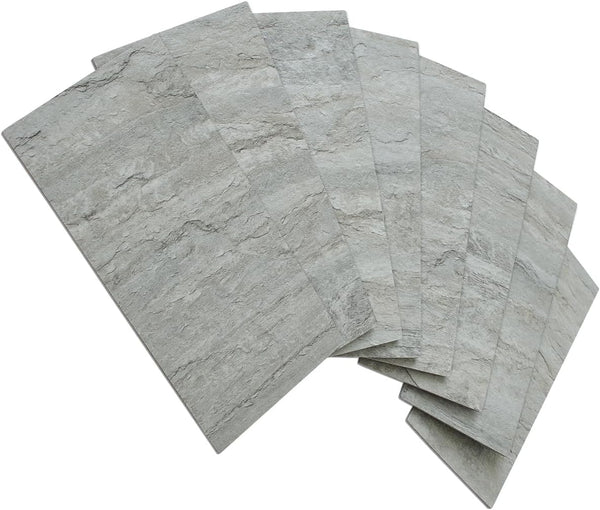 Gray Stone Look Subway PVC Tile