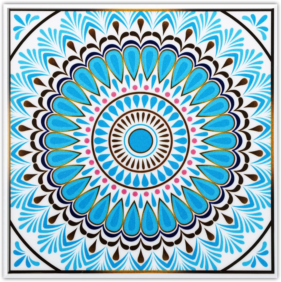 Colorful Moroccan Square PVC Tile - Style 9