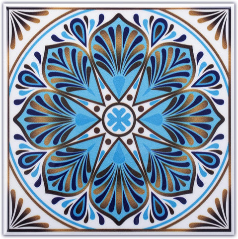 Colorful Moroccan Square PVC Tile - Style 5