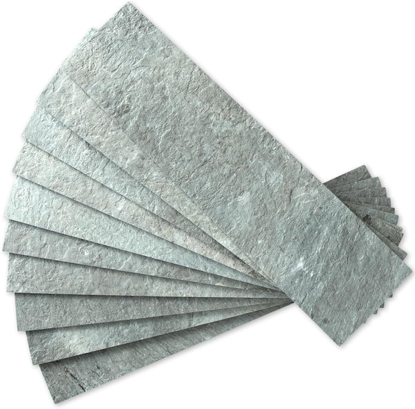 3''x12'' Grey Mountain Rock Subway PVC Tile