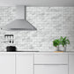 White Marble PVC Subway Sheet