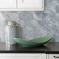 5.75''x12.2'' Bluish Gray Marble Subway PVC Tile