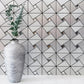 Silver Brushed Steel Square Mosaic Metal Tile Mixed Glass - UK