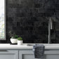 3‘’x6'' Black Slate Subway PVC Tile
