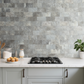 3''x6'' Gray Mountain Rock Look Subway PVC Tile