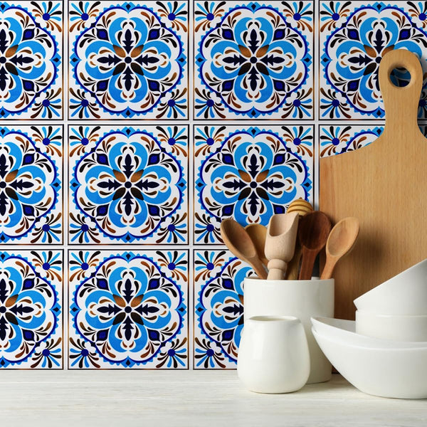 Colorful Moroccan Square PVC Tile - Style 1