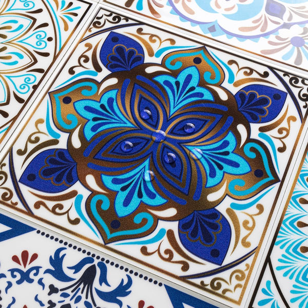 Colorful Moroccan Square PVC Tile - Style 7