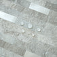 Grey Mountain Rock Stacked Linear PVC Tile Mixed Metal Silver