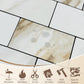 Calacatta Gold Marble PVC Subway Sheet