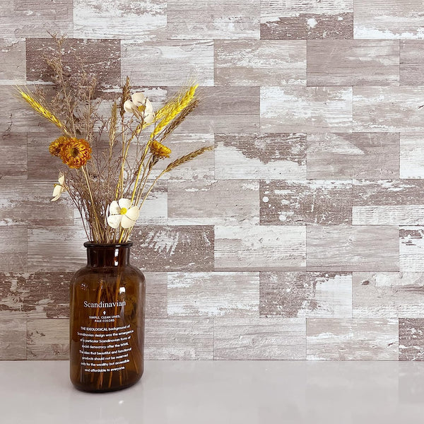 Brown Birch Subway PVC Tile