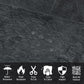 5.75''x12.2'' Black Slate Subway PVC Tile