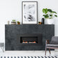 5.75''x12.2'' Black Slate Subway PVC Tile