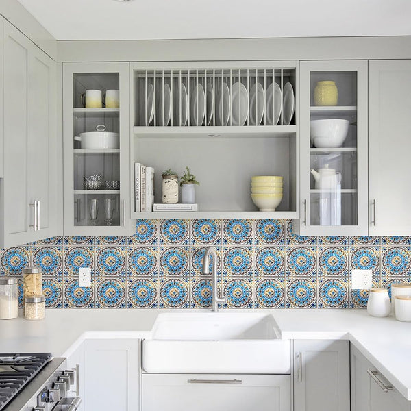 Colorful Moroccan Square PVC Tile - Style 2