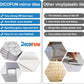 Silver Brushed Steel Square Mosaic Metal Tile Mixed Glass