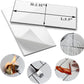 3''x6'' Polished Grey Ceremic Look Thick PVC Tile With Faux Black Grout