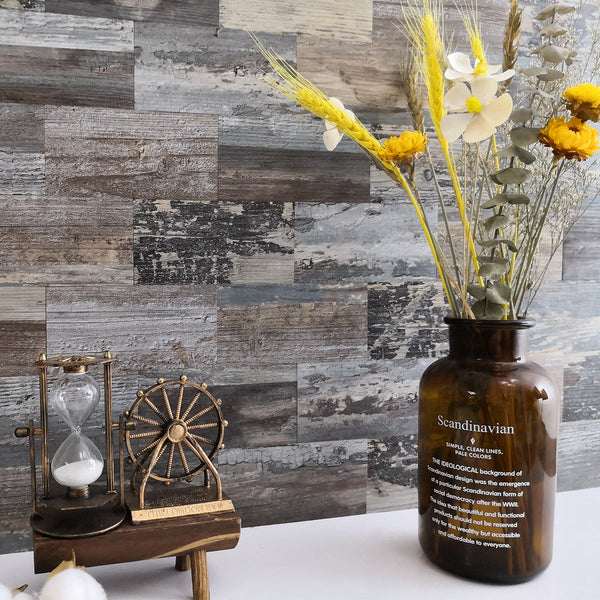 Rustic Distress Wood Subway PVC Tile - Canada