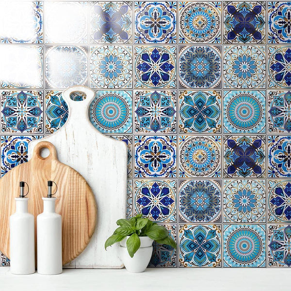 Colorful Moroccan Square PVC Tile - Style 1