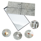 3''x6'' Gray Mountain Rock Look Subway PVC Tile