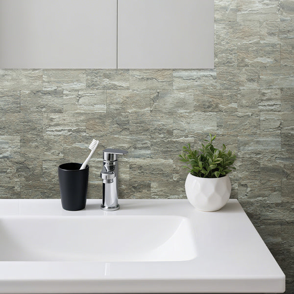 3''x6'' Apache Brown Slate PVC Subway Tile