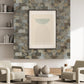 3‘’x6'' Beige and Brown Slate Subway PVC Tile