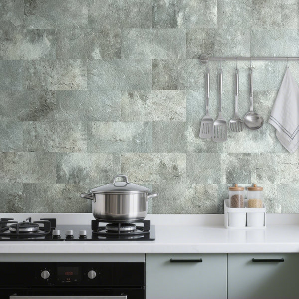 6‘’x12'' Mountain Rock Subway PVC Tile