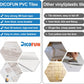 Brown Birch Subway PVC Tile