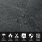 3''x12'' Black Slate Subway PVC Tile