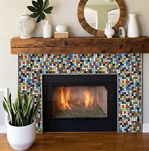 Colorful Mosaic Square Glass Tile - Canada