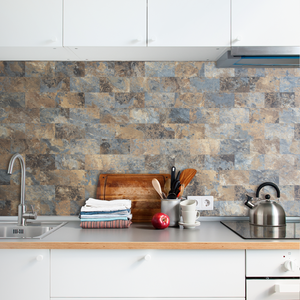 3''x6'' Rust Slate PVC Subway Tile