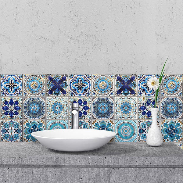 Colorful Moroccan Square PVC Tile - Style 1