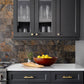 5.75''x12.2'' Rust Slate Subway PVC Tile