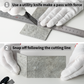 3''x6'' Gray Mountain Rock Look Subway PVC Tile