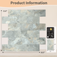 Beige and Gray Slate PVC Subway Sheet