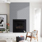 Polished Gray Ceramic Look Subway PVC Tile