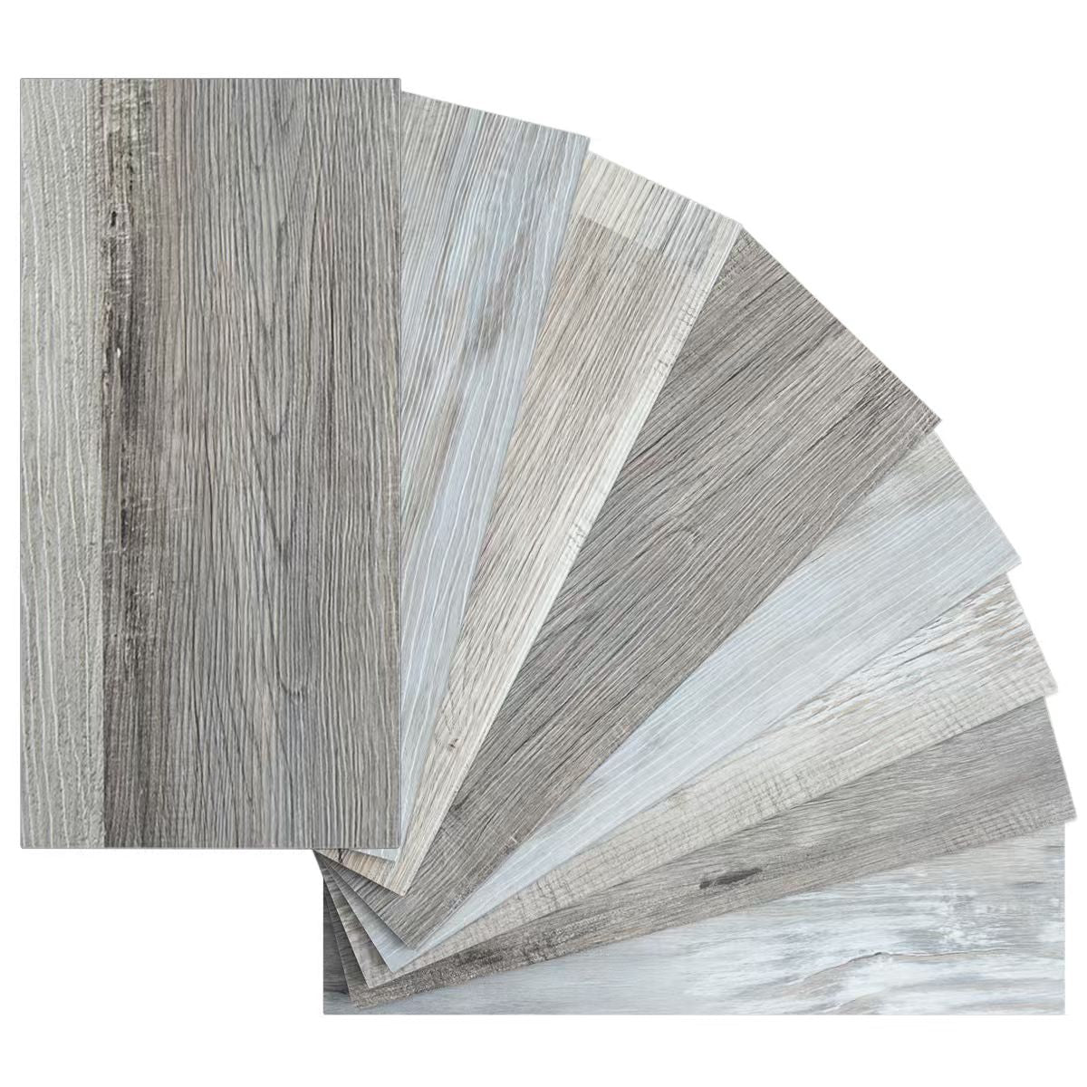 5.75''x12.2'' Taupe and Beige Weathered Wood PVC Subway Tile
