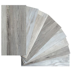 5.75''x12.2'' Taupe and Beige Weathered Wood PVC Subway Tile