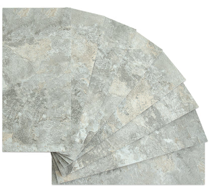 5.75''x12.2'' Grey and Beige Slate Subway PVC Tile