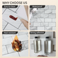 White Marble PVC Subway Sheet