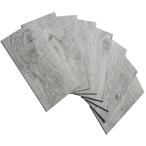3''x6'' Dover Gray Wood Look Subway PVC Tile
