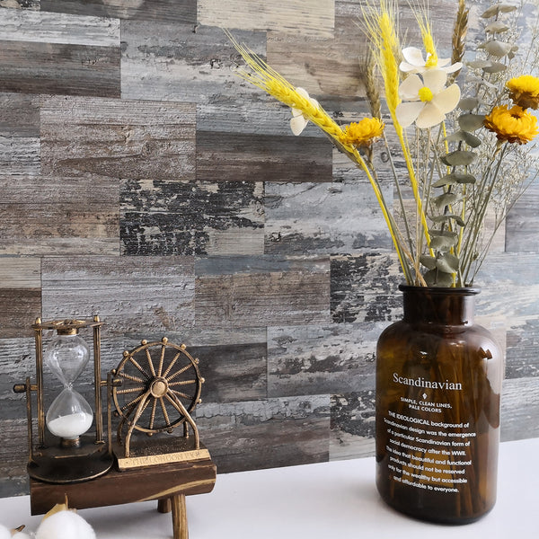 Rustic Distress Wood Subway PVC Tile