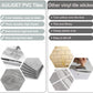 3''x6'' Dover Gray Wood Look Subway PVC Tile